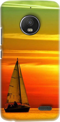 OBOkart Back Cover for Motorola Moto E4(Orange, Shock Proof)