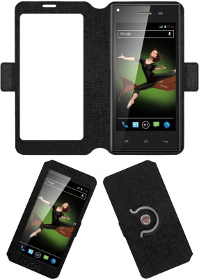 ACM Flip Cover for Lava Xolo Q600 S(Black, Cases with Holder, Pack of: 1)