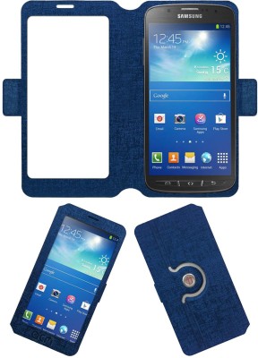 ACM Flip Cover for Samsung Galaxy S4 Active I9295(Blue, Cases with Holder, Pack of: 1)