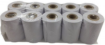 

swaggers billing machine thermal paper roll 57mmx25mtr set of 10 roll Thermal Cash Register Paper(13 cm x 15 cm)