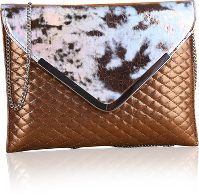 

LadyBugBag Party Brown Clutch