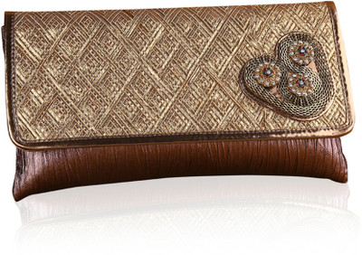 

LadyBugBag Party Brown Clutch