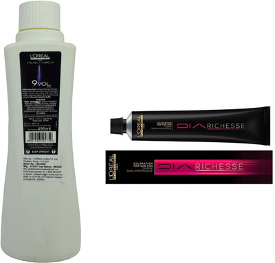 

L'Oreal DIA Ammonia Free hair color 5.31 praline Chestnut (1tube) 60mL+ DIA Activateur Developer 495mL(Set of 2)