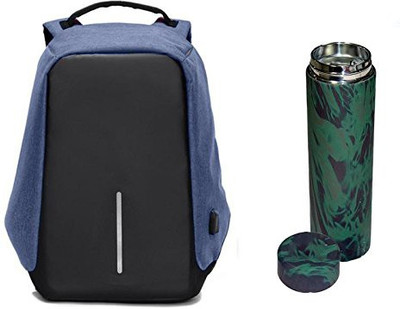 

ShopyBucket Laptop Bag Student Shoulder Bags Notebook Air 13.3 Sport Travel Backpack With 1 Hot and cold bottle Combo Set