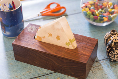 

Indikala 1 Compartments Sheesham Napkin Holder(Brown)