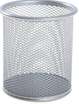 

Creative 1 Compartments Steel Pen Holder(Silver)