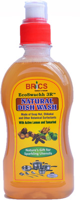 

Brics EcoSwachh 3R - Natural Dish Wash 250ml (PACK OF 3) Dish Cleaning Gel(lEMON, 750 ml)