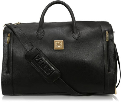 

Zen Temple (Expandable) Exclusive and Handmade Travel Duffel Bag(Black)