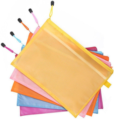 

TheFlauntStore FABRIC A4 FOLDERS(Set Of 5, Pink, Yellow, Orange, Blue, Green)