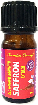 

Carmine County All Natural Kashmiri Saffron Extract (5 ml) Milk Oils Food Essence(5 ml)
