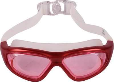 

Arrowmax Proffesional Sports Swimming Googles "JOINTLESS" Model AS-9100 Red white , By Krasa Swimming Goggles(Red)
