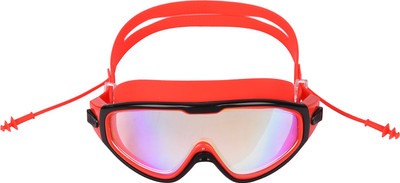 

Arrowmax Professional Sports Swimming Googles "JOINTLESS" Model AS-9500 Wid Attached Earplugs Red , By Krasa Swimming Goggles(Red)
