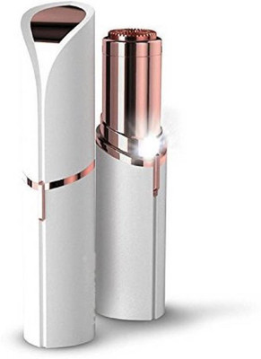 Sanyal Flawless Lipstick Shape Painless Electronic Facial Hair Remover Shaver For Women (Battery Not Included) Strips(1 Strips)