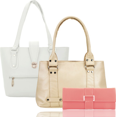 

Lady bar Hand-held Bag(White)