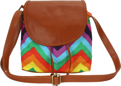 Multicolor sling online bag