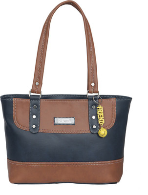 

FD Fashion Soft Luggage Shoulder Bag(Tan, Blue), Blue;tan