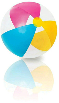

YAMAMA Intex 24" Inflatable Paradise Panel Colorful Beach Ball 59032 Ep Inflatable Pool Accessory(Multicolor)