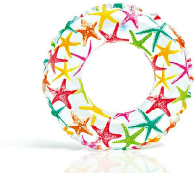 

YAMAMA 59241 Lively Print Swim Ring Inflatable Pool Accessory(Multicolor)