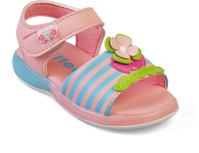 

KITTENS Girls Velcro Flats(Pink