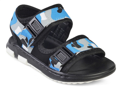 

KITTENS Boys Velcro Flats(Blue
