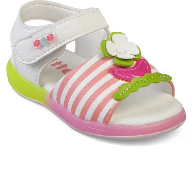 

KITTENS Girls Velcro Flats(White