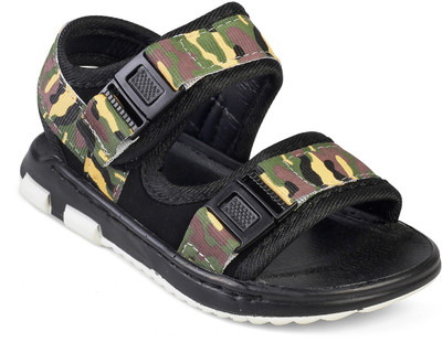 

KITTENS Boys Velcro Flats(Green