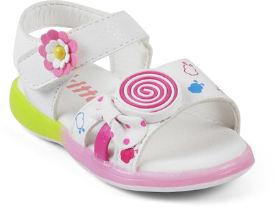 

KITTENS Girls Velcro Flats(White
