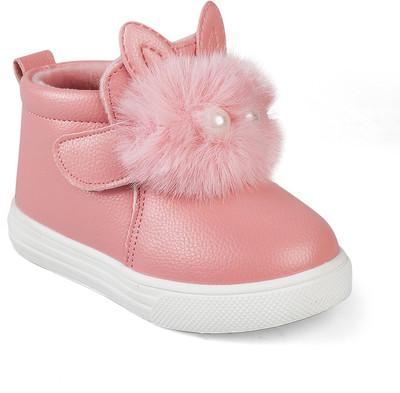 

KITTENS Girls Velcro Casual Boots(Pink