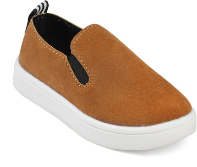 

KITTENS Boys Slip on Sneakers(Brown