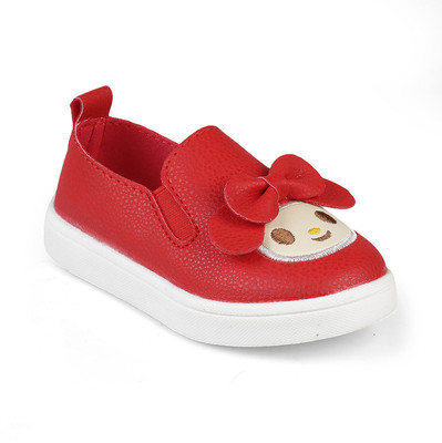 

KITTENS Girls Slip on Ballerinas(Red