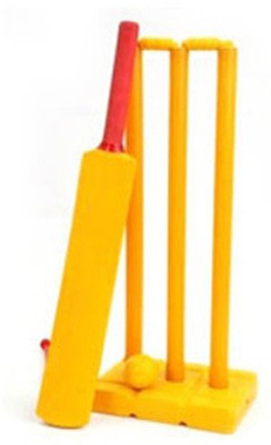 

N.VCOMMUNICATION24X7 PLASTIC CRICKET KIT SET OF 3 STUMP 2 BAILS 1 BAL & 1 CRICKET BAT FOR ADULT Cricket Kit(Bat Size: 3 (Age Group 8+))