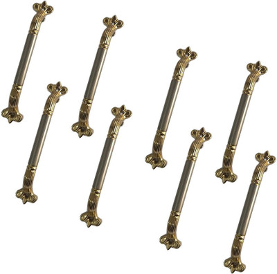 

Shaks Traders 4 Inch Silver/ Gold Finish Stainless Steel Cabinet/Draw Pull(Silver Pack of 8)