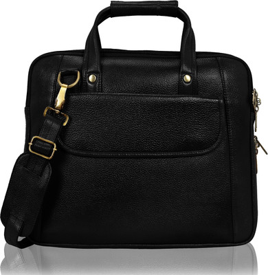 

HugMe.fashion 14 inch Laptop Messenger Bag(Tan), Black
