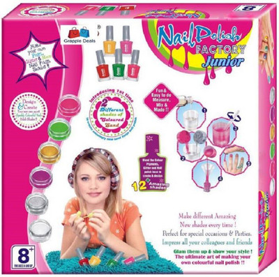 

Goyal Traders Awesome Nail Polish Factory Jr. For Kids.(Multicolor)