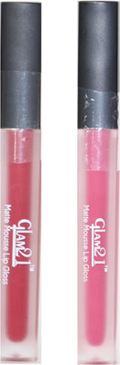 

Glam 21 Matte mousse long lasting Red & Pink Lipgloss For - Women & Girls(6 g, RED, PINK)