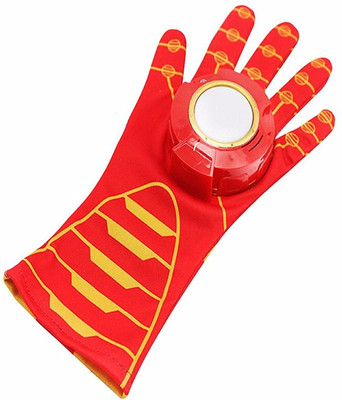 Parteet Iron Man Single Hand Musical Glove for kids, Red(Red)