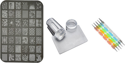 

Royalkart XY Series With Silicon Stamper And 5 pcs Double-Sided Dotting Tool(XY 13)(Multi)