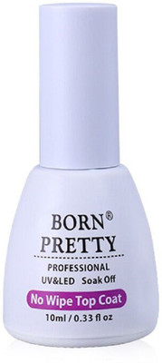 

Born Pretty No Wipe Top Coat Soak Off UV LED Nail Gel Polish Clear