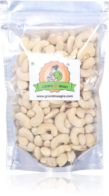 

Grandma Agro Cashew Nut Kernels (Kaju), 250 grams Cashews(250 g, Pouch)