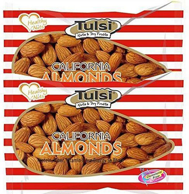 

Tulsi California Premium Almonds (500gX2, Pouch) 1 Kg Almonds(1000 g, Pouch)