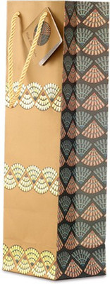 

Tatva Printed Party Bag(Gold, Pack of 10)