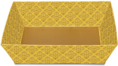 Tatva Printed Party Box(Yellow, Pack of 10)