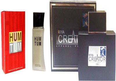 

Riya CREATOR PERFUME 100 ML + HUM TUM PERFUME 30 ML Eau de Parfum - 30 ml(For Men & Women)