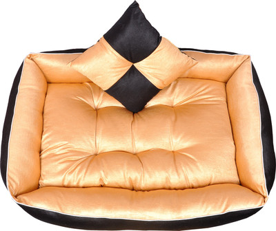 

slatters be royal store SBRS0015 XXL Pet Bed(Golden Black)