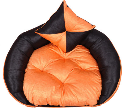 

slatters be royal store SBRS0018 M Pet Bed(Orange Blacl)