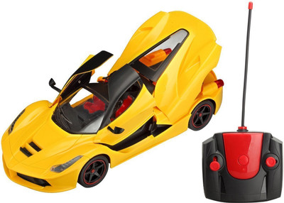 

Z A Enterprises Rechargeable Remote Control Ferrari Racing Car for kids(Yellow)