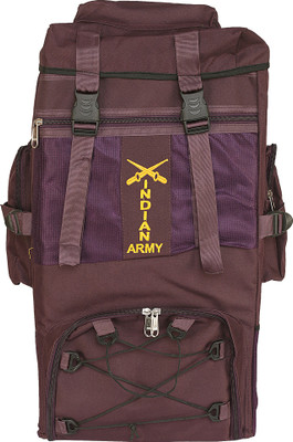 

Kouzi Best quality solid rucksack backpack 70ltr. Rucksack - 70(Brown)