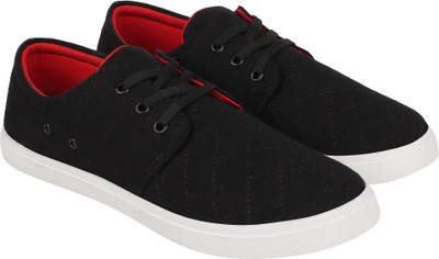 

Aero Canvas Sneakers For Men(Black, Red