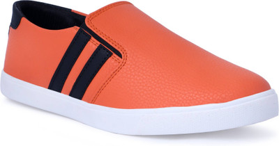 

Mykon MK-SL-0132 Slip On Sneakers For Men(Orange