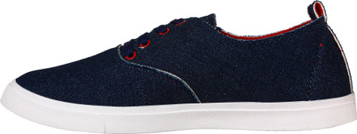 

AMG Canvas Loafers For Men(Navy, Red